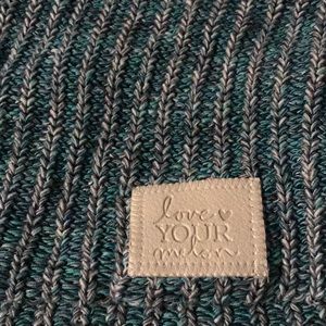 Blue and green LOVE YOUR MELON hat